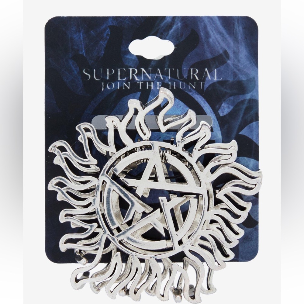 Supernatural Anti-Possession Symbol Claw Hair Clip Hot Topic Horror Winchester‎